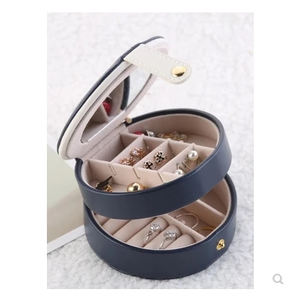 New portable jewelry box Princess European Korean simple small mini earrings hand storage | Украшения и аксессуары
