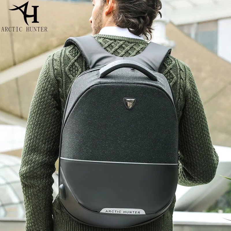 Арктический Охотник USB зарядка дорожный рюкзак в деловом стиле ноутбук для