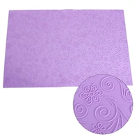5838cm silicone lace cake mat sugar craft chocolate baking mould icing candy imprint cake decoration tools