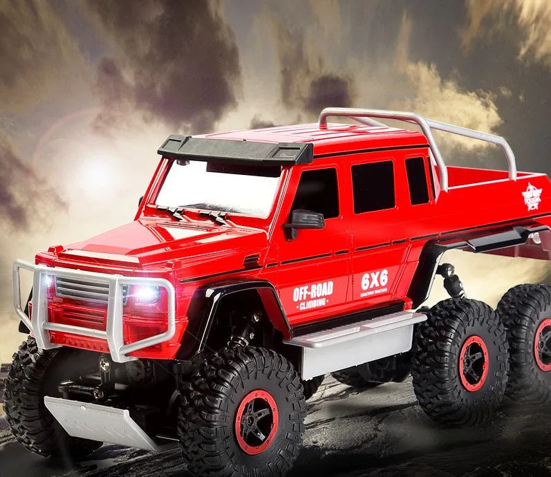 1/10 Радиоуправляемая машина 6WD 2,4 Ghz с дистанционным управлением, высокая скорость, внедорожник, грузовик, игрушки 6x6 RC, рок-гусеничный багги, скалолазание, автомобиль, детские игрушки для мальчиков