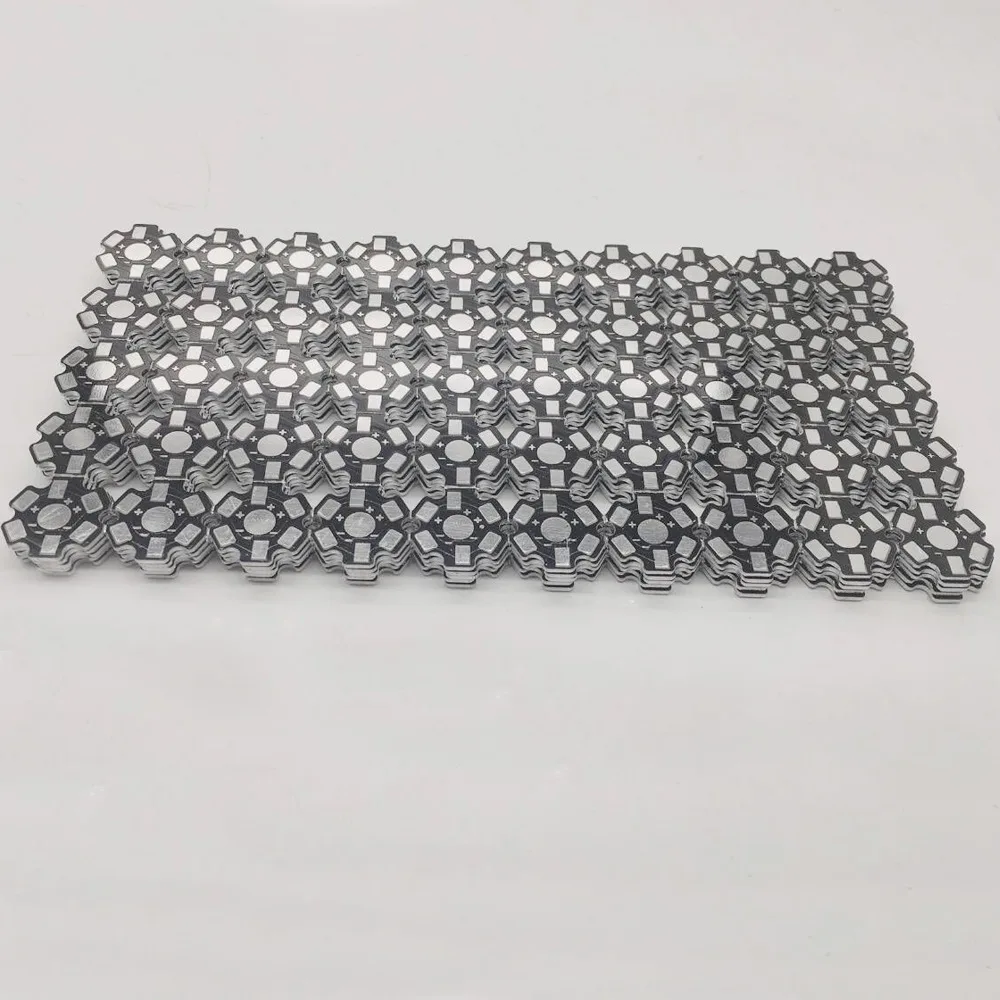 100 шт. 1 Вт 3 5 радиатор светодиодный алюминиевый базовый лист печатная плата