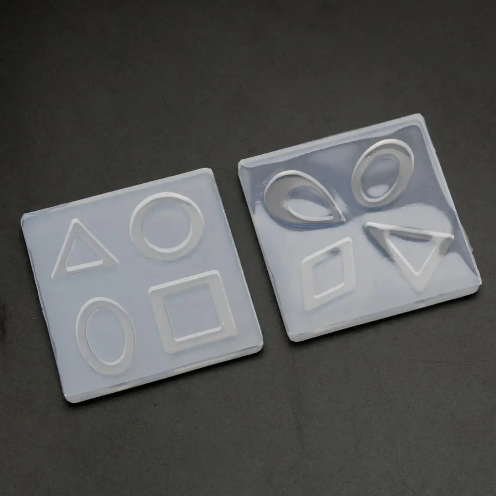 

Trendy Silicone Acrylic Earring Necklace Pendant Mold Resin Casting Mold Jewelry Making