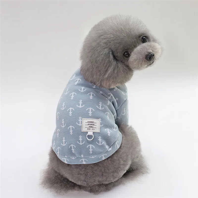 F99 dog clothes puppy Button sweatshirt 100% cotton pet spring autumn S-2XXL | Дом и сад