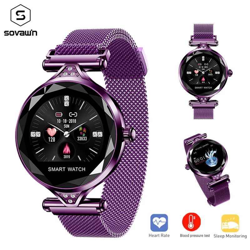 Смарт часы для женщин Android трекер сердечного ритма кровяное давление смарт