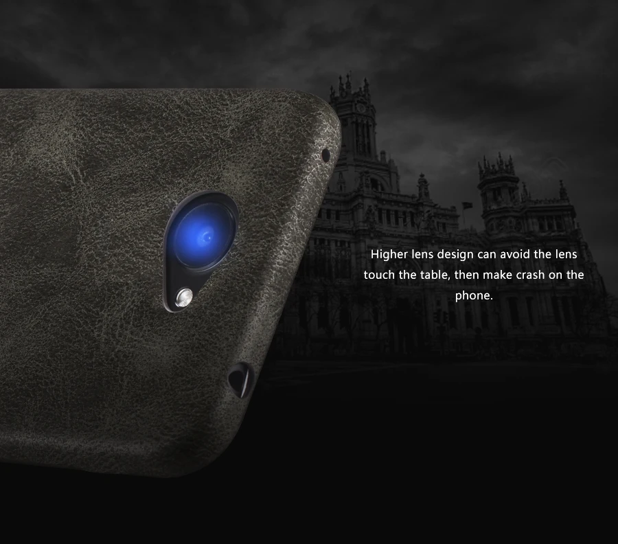 T-phox for Vintage series Huawei Y7 prime( Enjoy 7 plus) environmental PU with good protection |