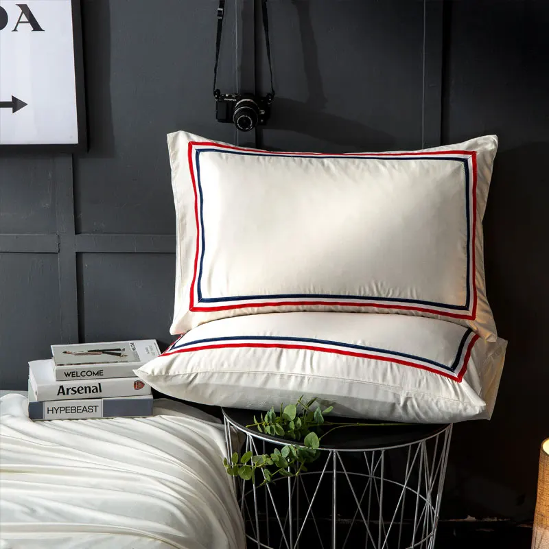 Чистый цвет двусторонний шелк четыре части атлас ню простыня одеяло льда кровать