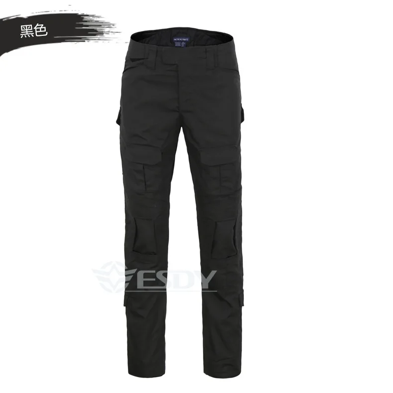 black Roupas Masculinas рабочие тренировочные армейские фанаты брюки-лягушка камуфляжные комбинезоны тактические военные Softair Ww2 Askeri Malzeme Multicam - Цвет: black