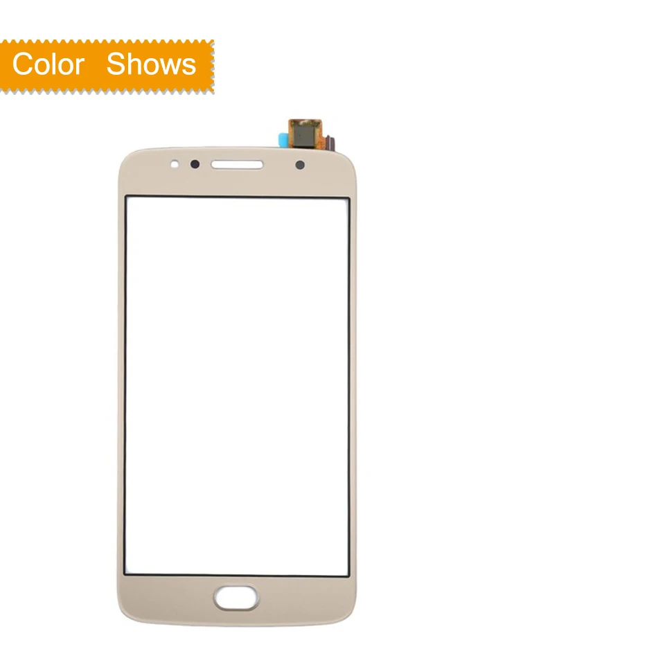gold no gift Для Motorola Moto G5S сенсорный XT1791 XT1792 XT1794 XT1795 XT1797 сенсорный экран дигитайзер стекло передней сенсорной панели - Цвет: gold no gift