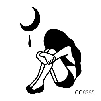 CC6365 25 листов, разные черные маленькие парные татуировки, дизайн, сексуальная девушка, мальчик, временная татуировка, наклейка, боди-арт, на руках, поддельные татуировки - Цвет: CC6365