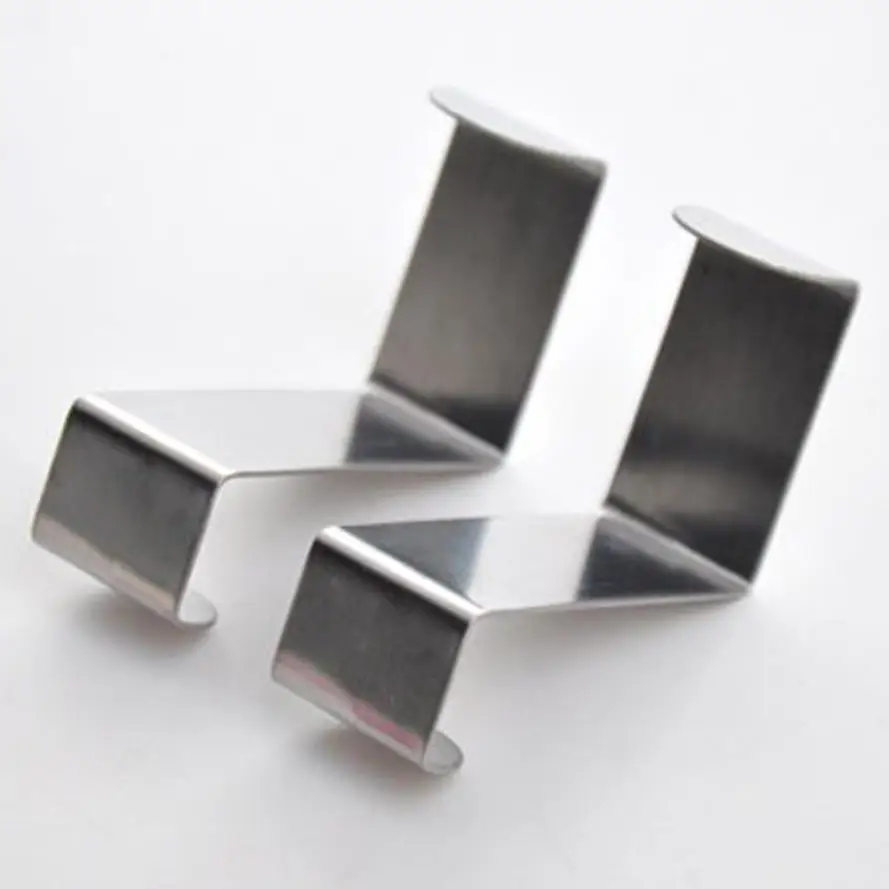 Домашний 2 шт. дверной крючок из нержавеющей стали для ванной в наборе Съемная