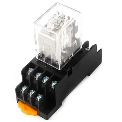 35 мм Монтажное 14 Pin 3PDT 3NO 3NC реле мощности катушки AC24V HH54P|Реле| |