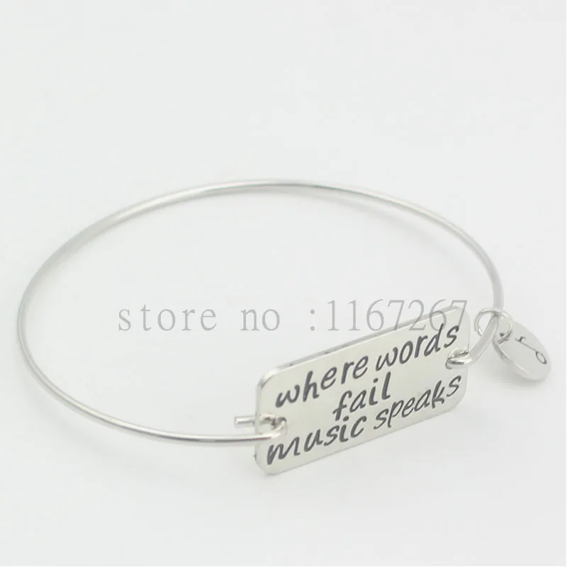 2016 новые вдохновляющие браслеты на запястье браслет Где слова не говорят о