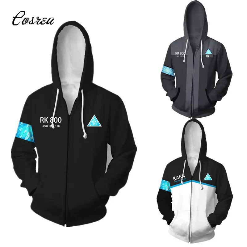 Толстовка с капюшоном Detroit Bebe Human Connor модный спортивный костюм для мальчиков