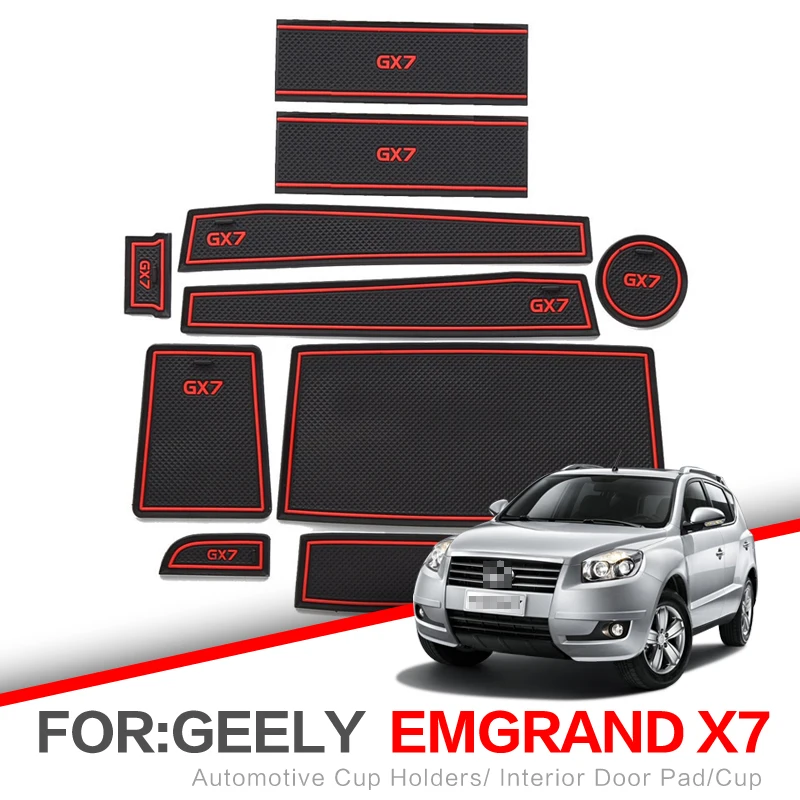 ZUNDUO для Geely Emgrand X7 GX7 2012-2015 затворный слот подкладка пыль автомобиля коврики