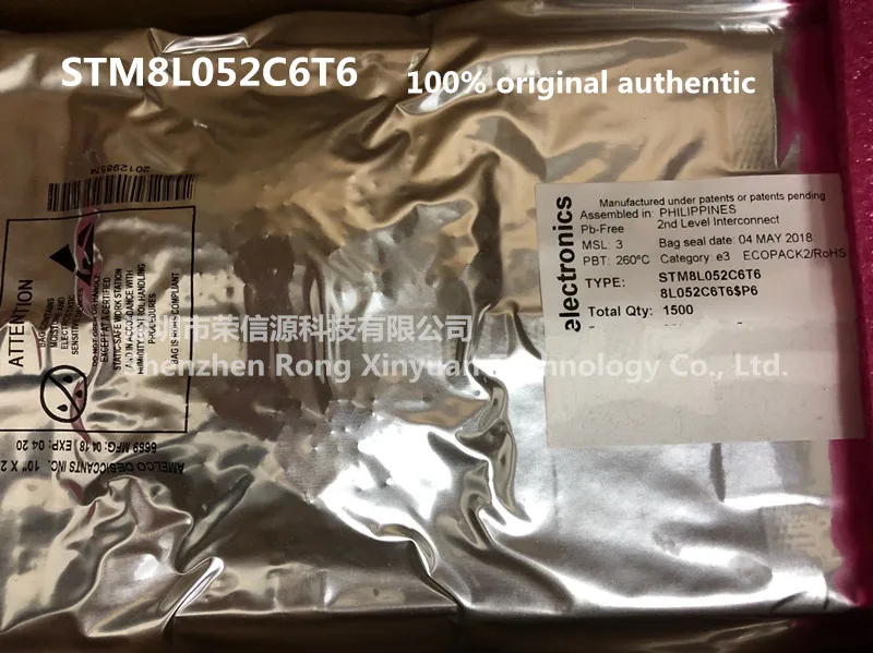 Интегральная схема STM8L052C6T6 STM8L052 LQFP48 с одним чипом интегральная 100% оригинал|Аксессуары для батарей| |