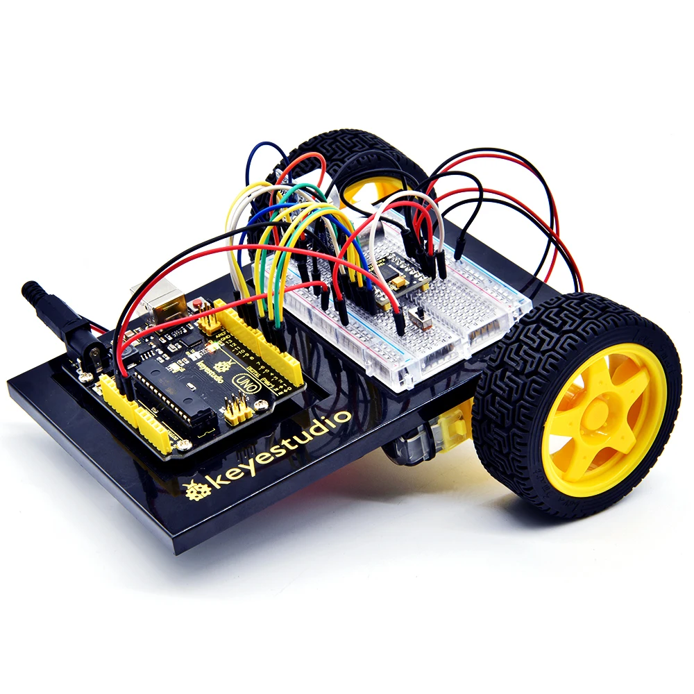 Keyestudio конечный стартер комплект/робот автомобильный комплект для Arduino маленький изобретатель(нулевой обучения робот ардуино