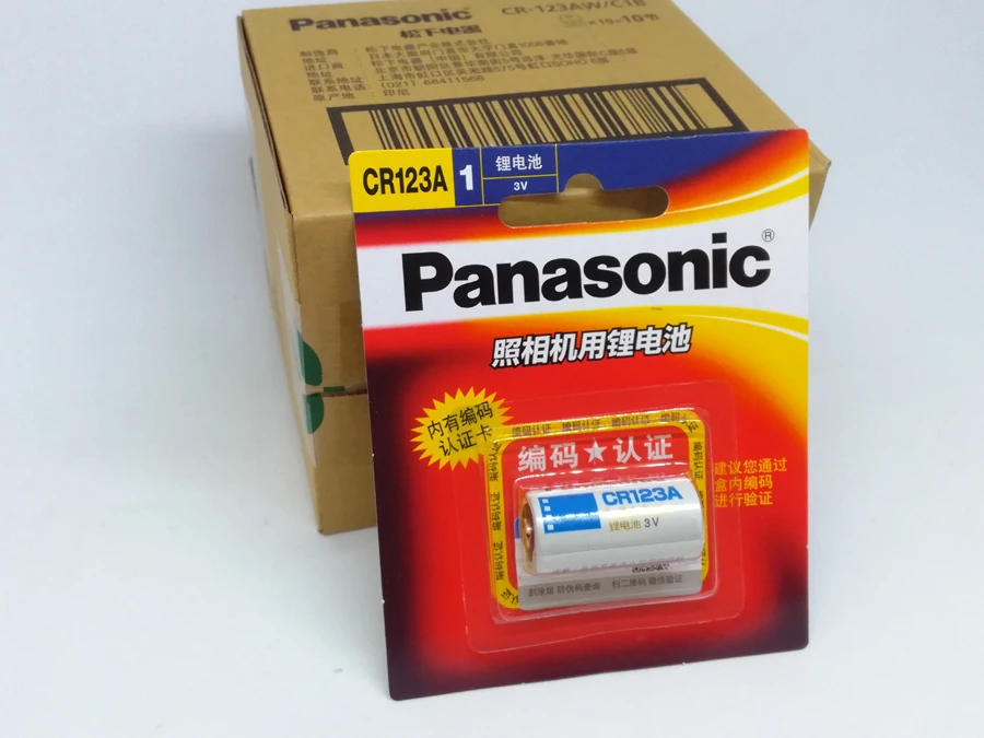

Неперезаряжаемые аккумуляторы Panasonic CR123A CR17345, 3 в