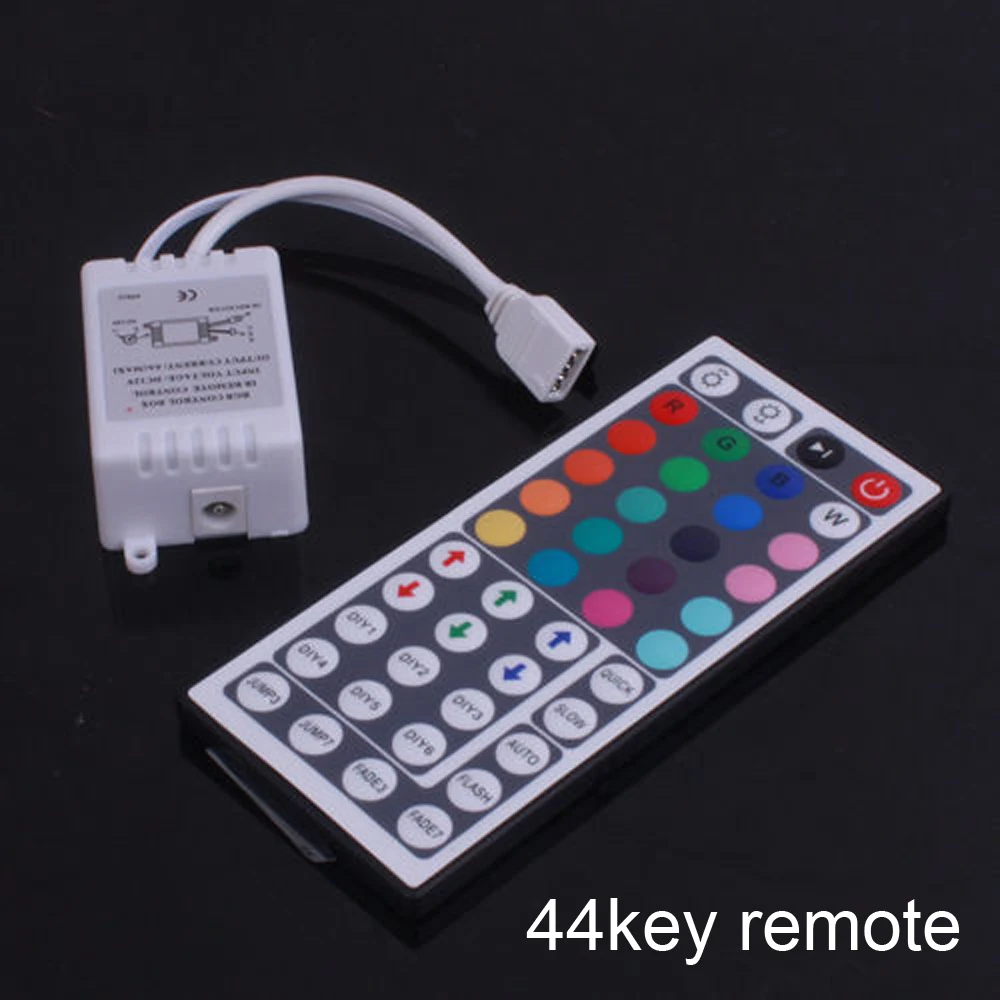 Светодиодный мини-пульт дистанционного управления RGB 12 В 24 3/24/44key ИК 17key RF диммер DIY