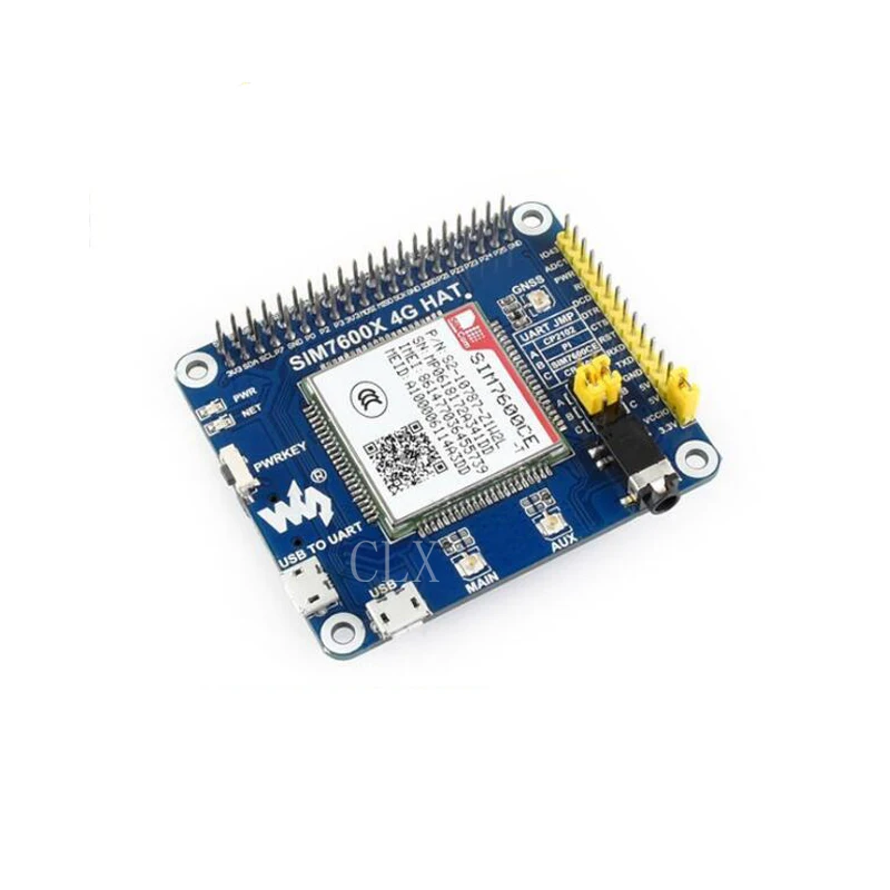 4G/3G/2G/GSM/GPRS/GNSS шляпа для Raspberry Pi исходя из SIM7600E H|Аксессуары демонстрационных