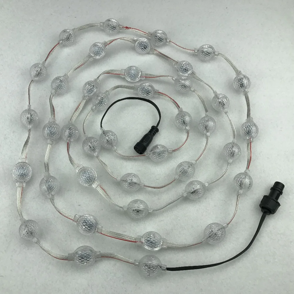 40 шт/шнур 25 мм DC12V UCS1903 LED адресуемый rgb Полноцветный пиксельный свет IP54 2