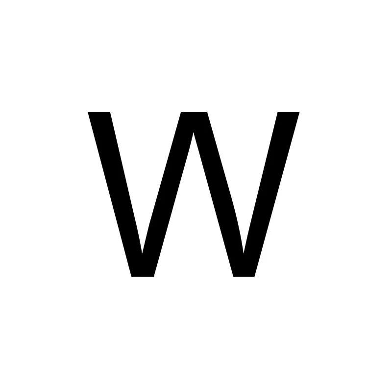 W F. J4Z Новая женская цепочка для ключей из сплава большая A-Z 26 букв брелок креативные бамбуковые талисманы с инициалами подвесные аксессуары для сумок - Цвет: W