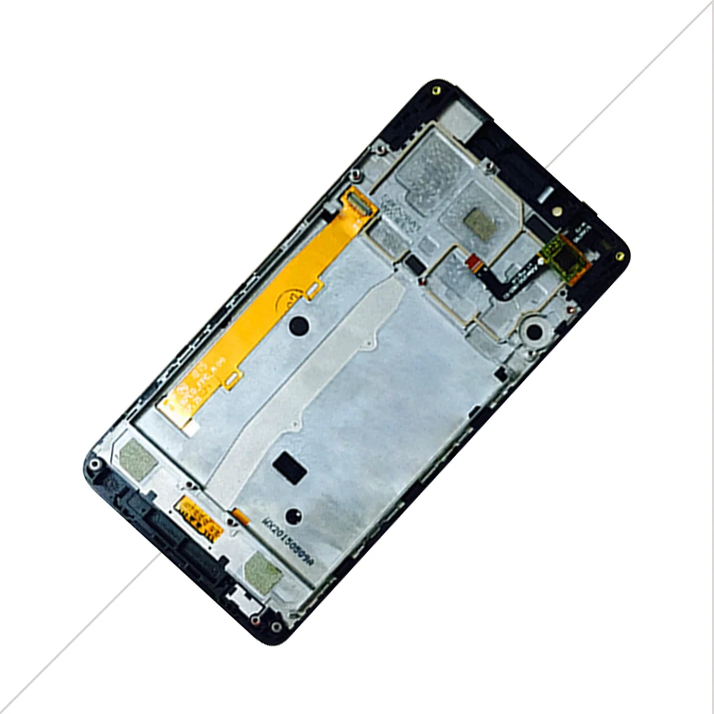 Для 5," lenovo A6010 ЖК-дисплей кодирующий преобразователь сенсорного экрана в сборе с рамкой запасные части для lenovo A6010 дисплей 1280x720