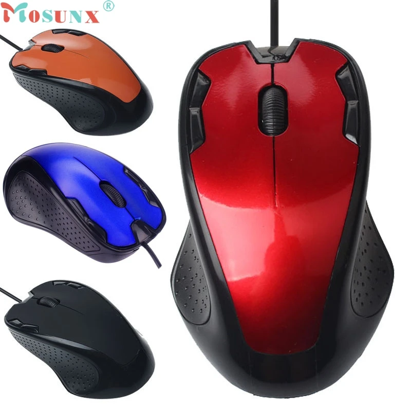 Mosunx Роскошные 1800 DPI USB Проводная оптическая игровая мышь для ПК ноутбука 0106|mouse for