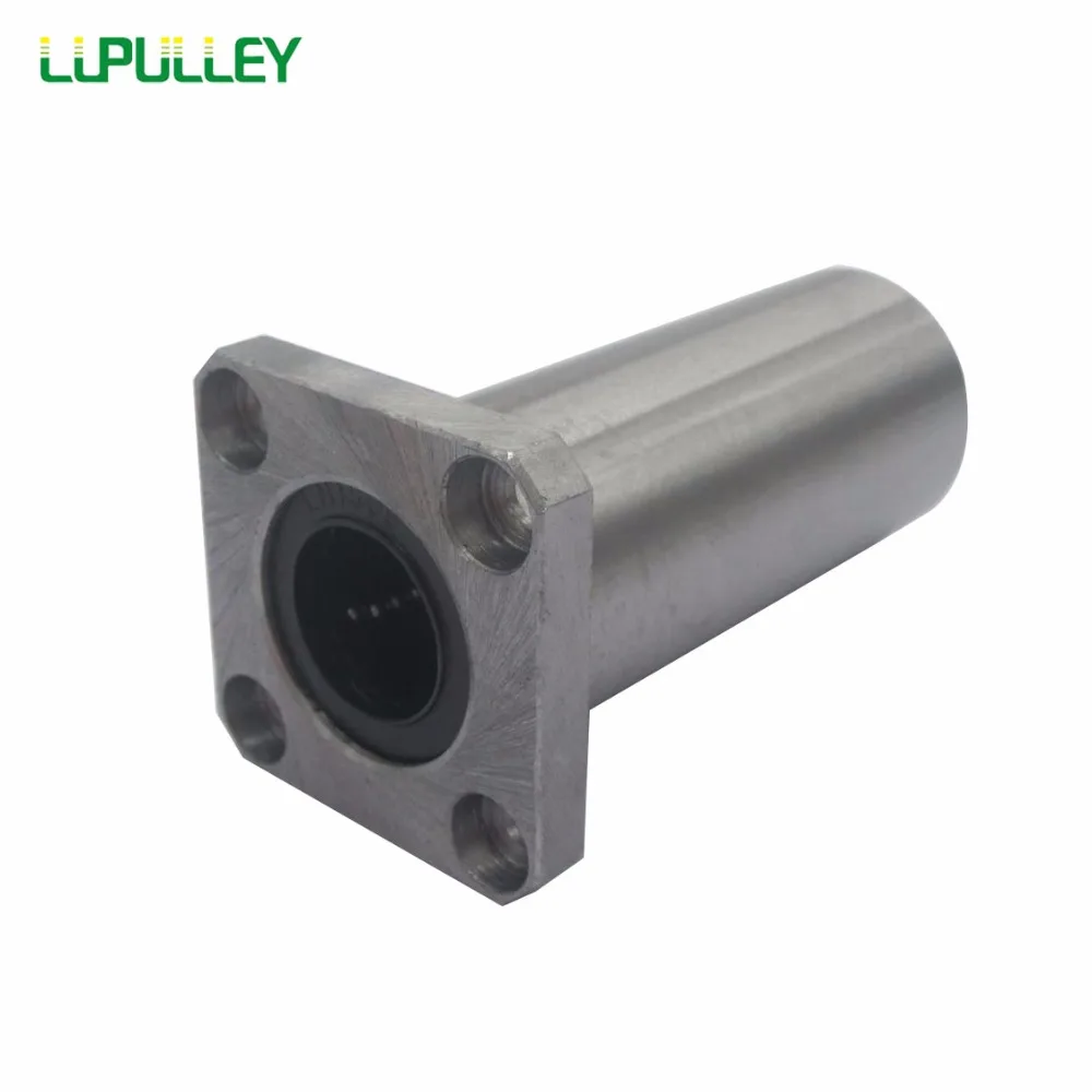 LUPULLEY 1 шт. LMK6LUU 6 мм Длинный фланец квадратный линейный подшипник движения
