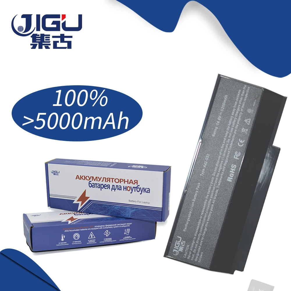 JIGU Новый аккумулятор для ноутбука ASUS 8 ячеек Аккумулятор A42 G73 07G016DH1875 07g016h1875 70
