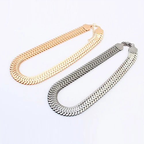 Neoglory светильник желтое золото цвет цепи колье ожерелья бренд панк старое