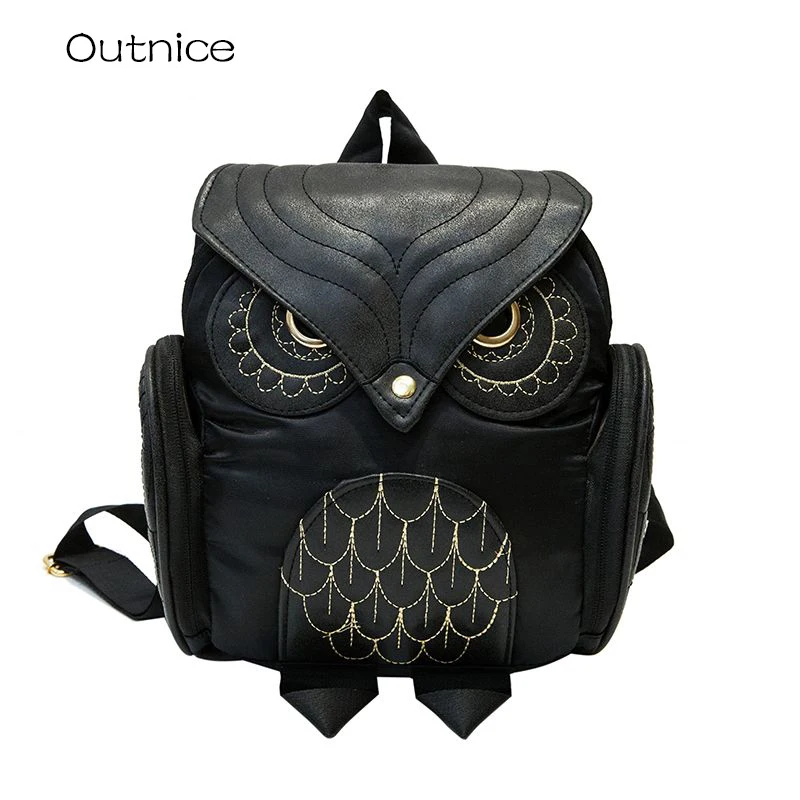Прохладный сова рюкзак молодежный Для женщин небольшой мини Рюкзаки из
