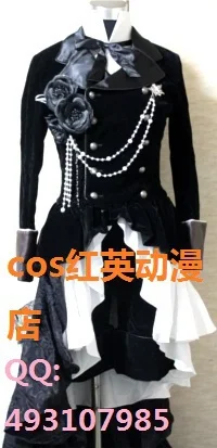 Хэллоуин Kuroshitsuji 21 черный дворецкий Ciel Phantomhive Косплей Костюм для косплея, костюм на заказ любого размера