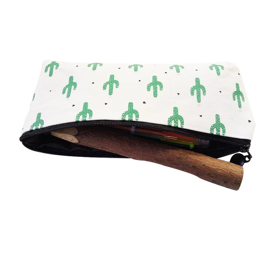 Пеналы в виде кактуса 1 шт./лот Симпатичные тканевые канцелярские милые футляры