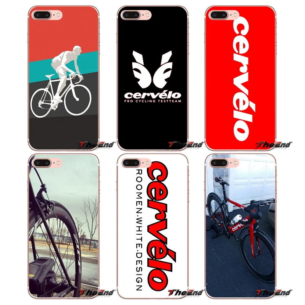 Cervelo Bike Team Bicycle Cycling TPU Case For iPhone X 4 4S 5 5S 5C SE 6 6S 7 8 Plus Samsung Galaxy J1 J3 J5 J7 A3 A5 2016 2017 | Мобильные