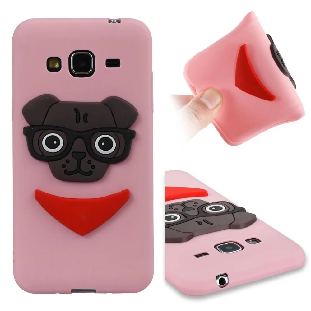 3D Cartton милая собака ТПУ чехол для Samsung Galaxy J3 J5 J7 2016 J310 J510 J710 силиконовый задняя