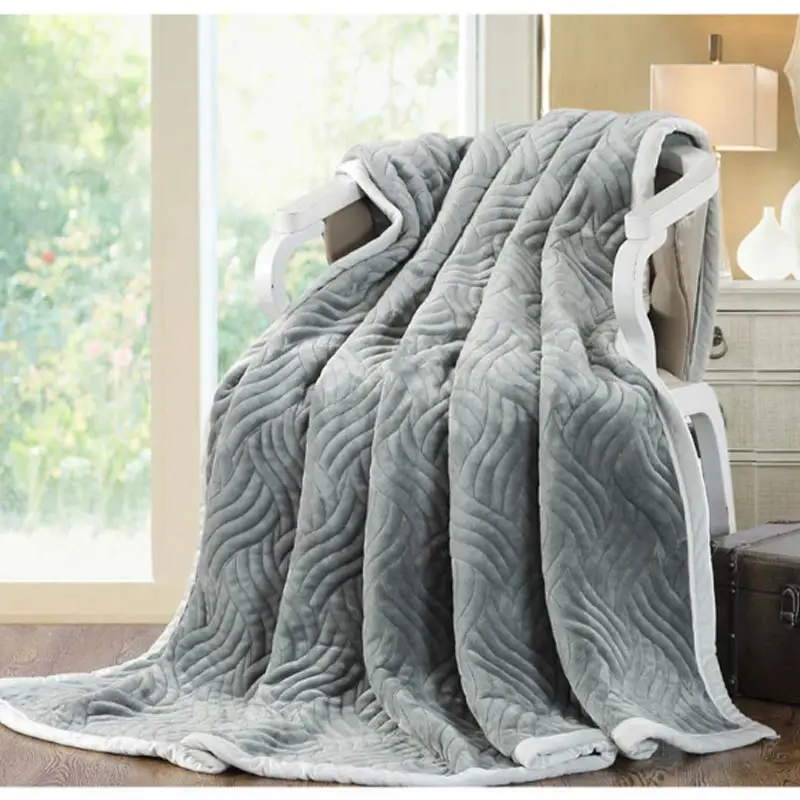 Bourina Flannel Blanket Woman Modern Warm Throw Winter Living Room/Bed Room Cover Travel/Sofa Plaid Couverture X099 |