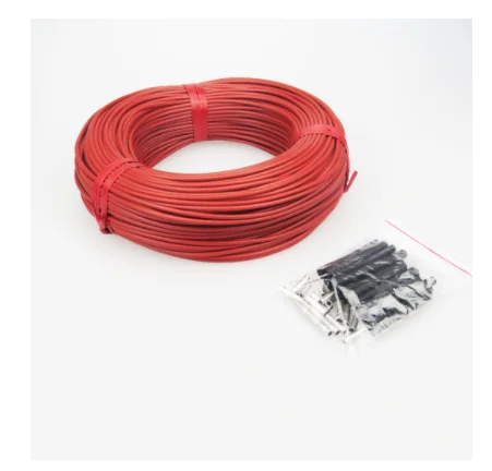 Красный силиконовый резиновый Дальний инфракрасный теплый пол комнатный