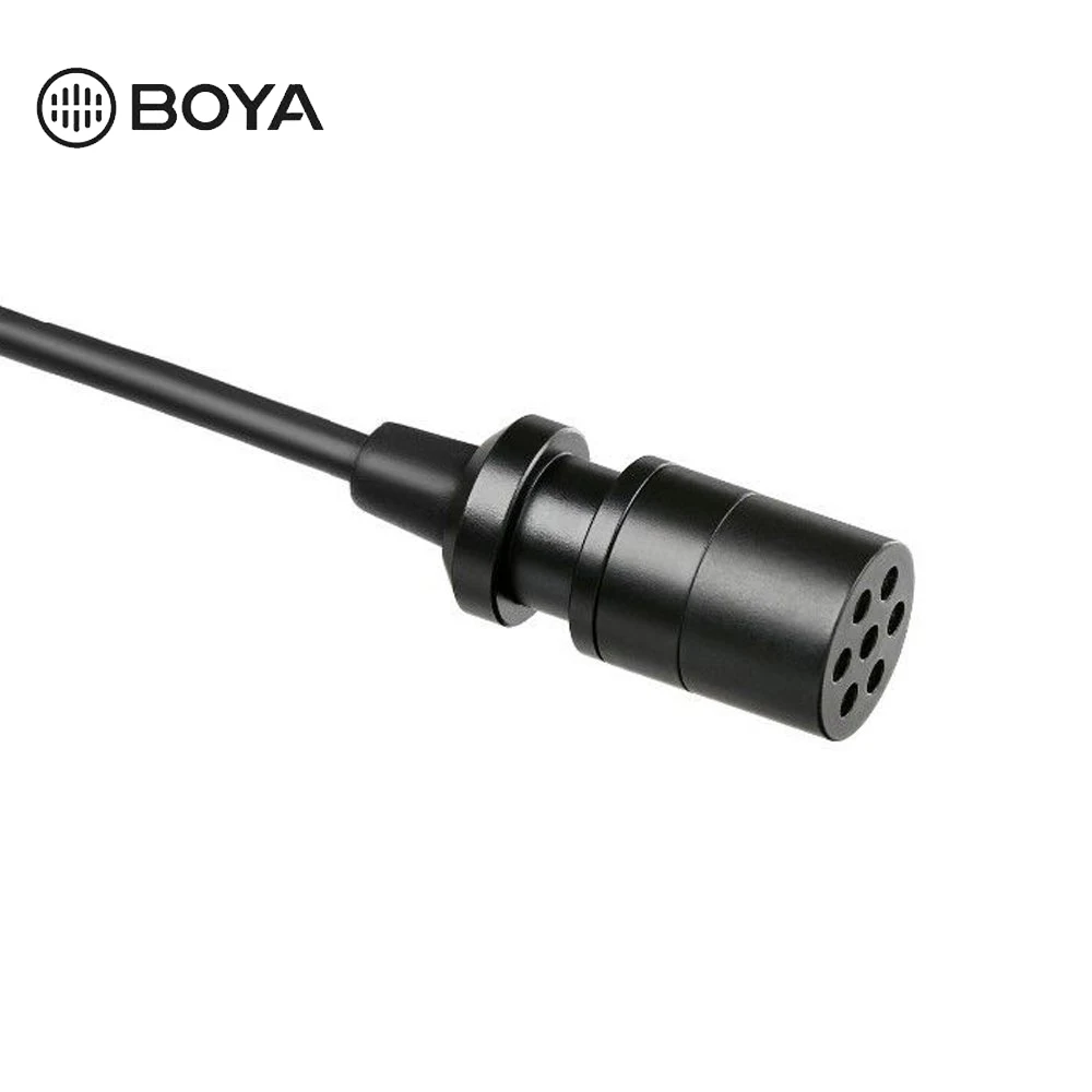 BOYA BY-M8OD петличный микрофон Профессиональный Клип на микрофон w/нагрудный клип пены ветровое стекло для видеокамер аудио рекордеры BY-M8C