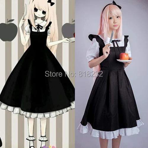 Платье для косплея Vocaloid megourine Luka Meidofuku костюм ролевых игр|cosplay armor|cosplay costume picturescosplay