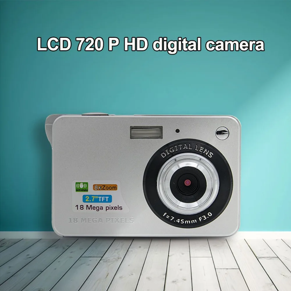 18 мегапикселей 3.0MP CMOS сенсор 2 7 дюймов TFT LCD экран HD 720P Цифровая камера D20 |