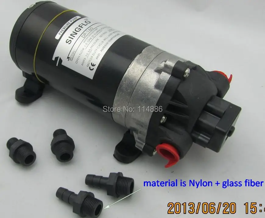 Singflo DP-160 12 В DC 5.5LPM 160Psi 10.5A высокого давления гидравлические туфли на высоком