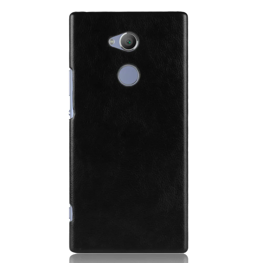 For Sony Xperia XA2 Ultra Case Super Classic Slim Leather Texture Hard PC Back Cover Business Shield Retro Protection |