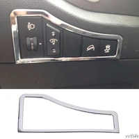 new car accessories abs chrome inner head light lamp switch cover trim for kia sportage r 2011 2015 car styling