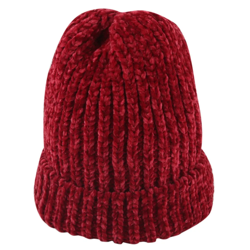 Toddler Girls&ampBoys Baby Winter Solid Crochet Knit Hat Beanie Hairball Cap | Детская одежда и обувь