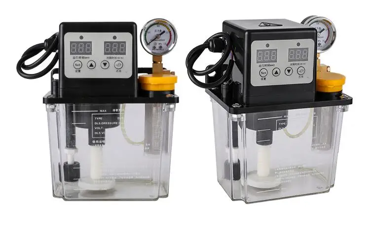 1L Pressure gauge 1 шт. 2л 2 литра смазочный насос автоматический смазочный масляный насос 1Л 1 литр 220 В cnc электромагнитный смазочный насос лубрикатор - Напряжение: 1L Pressure gauge