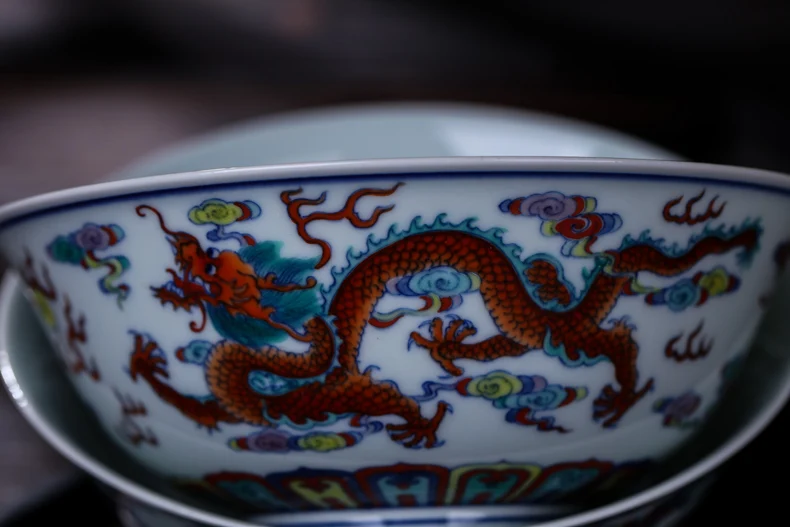 Changwuju в Jingdezheng китайские миски ручной работы синий и белый clashing цвет супа или noddle чаша в стиле древних