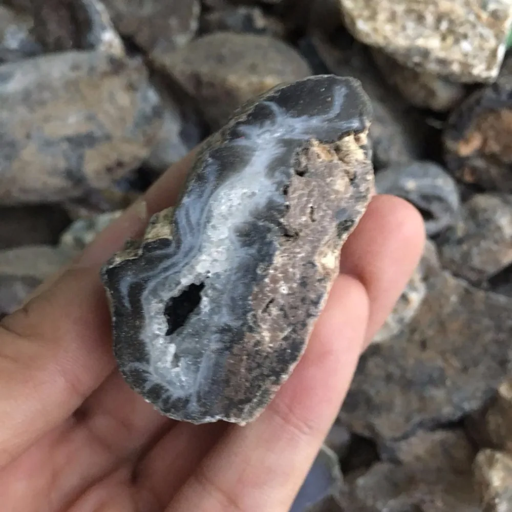 1 шт. натуральный агат геоде каменный друзовый кластер кристалл Агат кварц