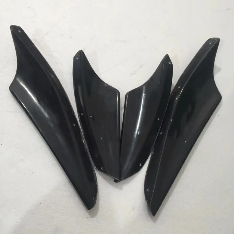 For 2008-2010 Lancer Evolution EVO 10 X Varis style Front Bumper Canards Glass Fiber | Автомобили и мотоциклы