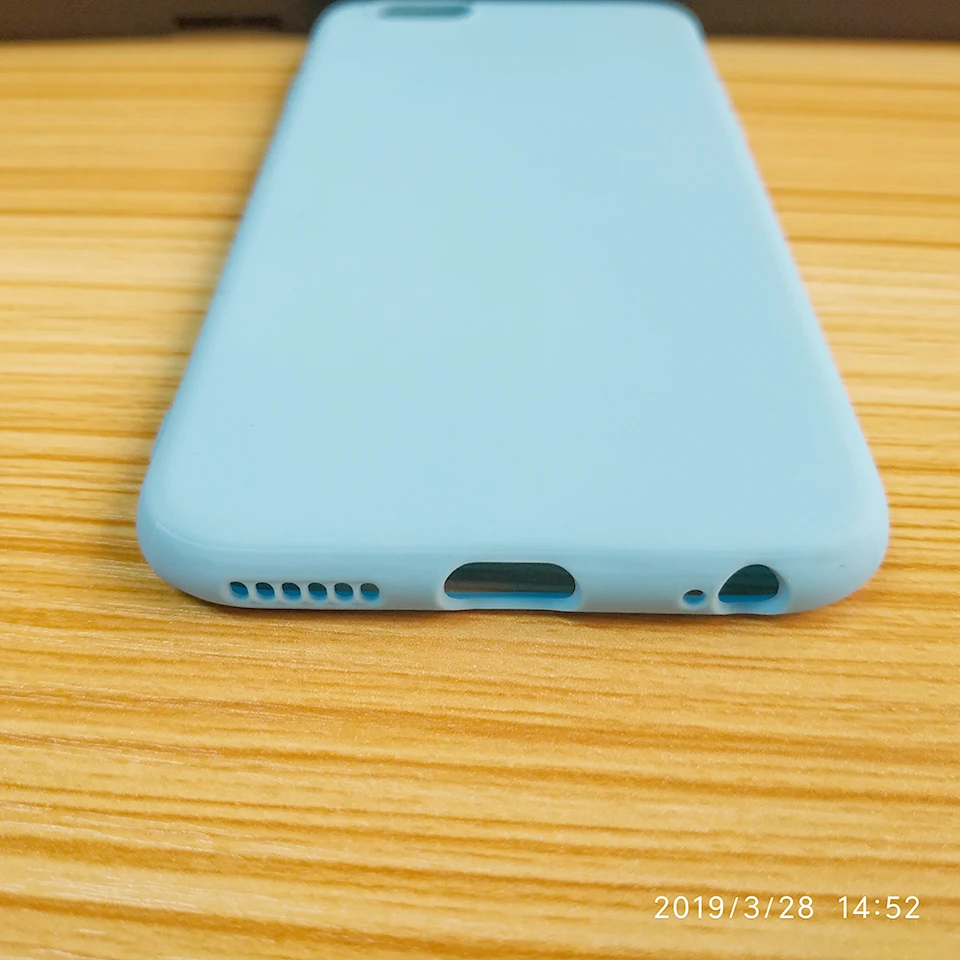 Силиконовый чехол для iPhone 6 6s 7 8 X XS плюс 5S SE Macaron конфеты защитный TPU|Чехлы-накладки|