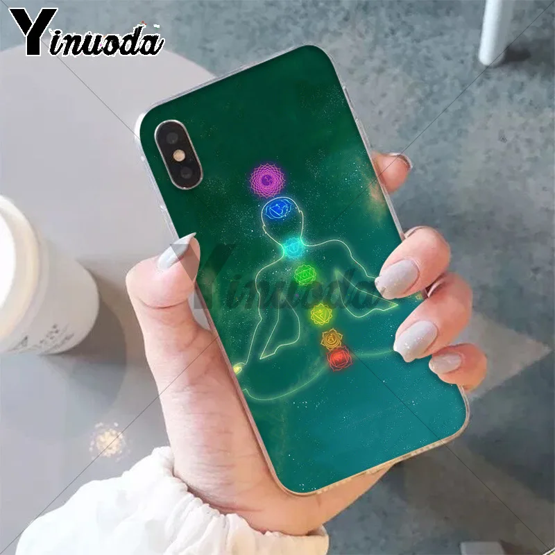 11pro MAX Chakra Yoga Coque чехол для телефона Apple iPhone 8 7 6 6S Plus X XS 5 5S SE XR | Мобильные телефоны и